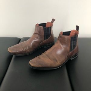 Brown Leather Florsheim Men’s Boots Size 10M